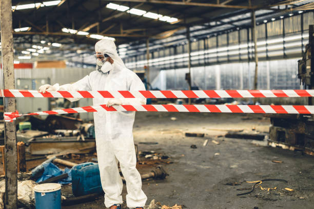 Professional Infectious Disease Decontamination technician working in Henderson, IA